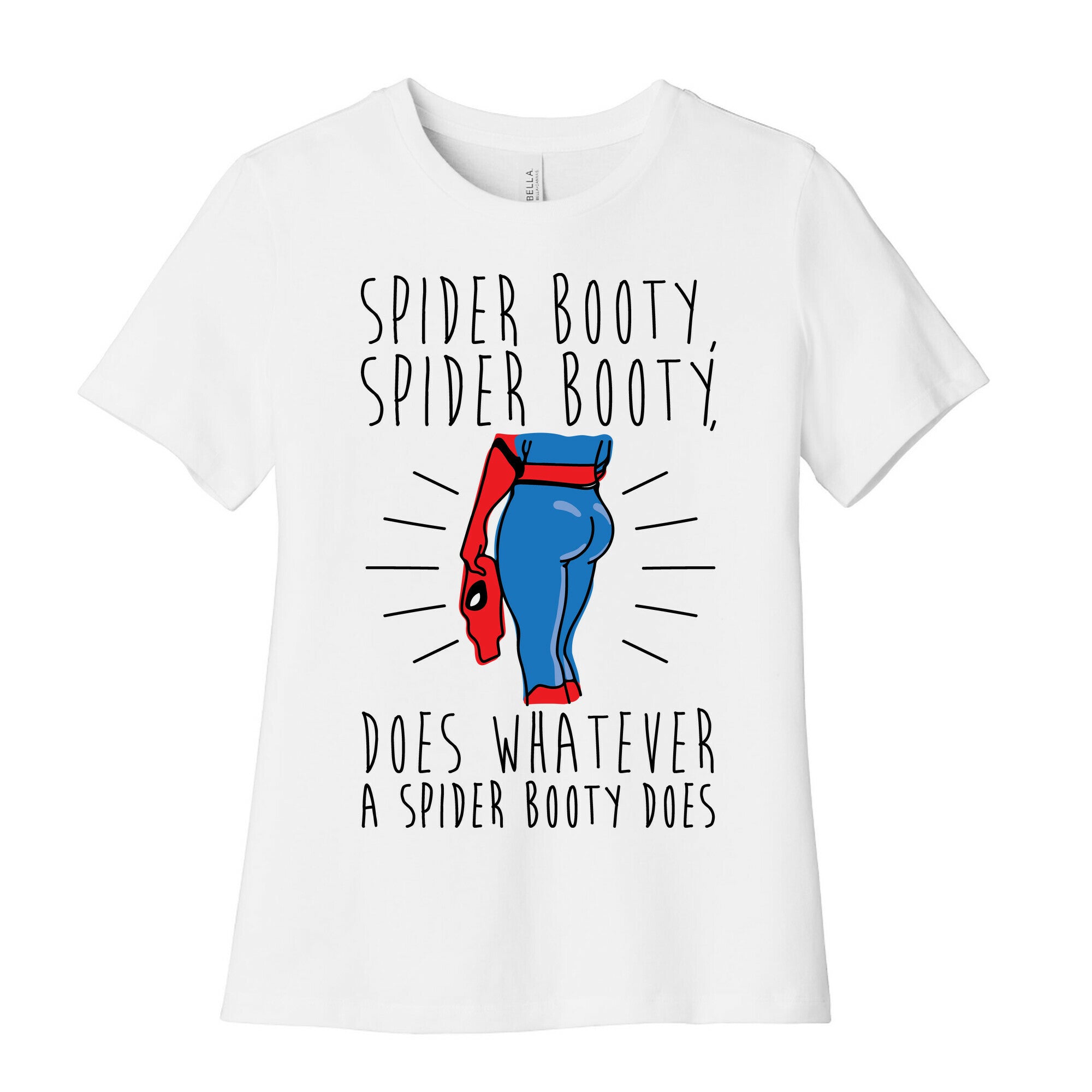 Spider Booty Parody Women's Cotton Tee